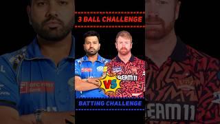 Rohit Sharma vs Heinrich Klassen | 3 Ball Challenge In Real Cricket 24 #shorts