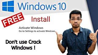 Windows 10 is FREE | Install from Microsoft Website | HINDI