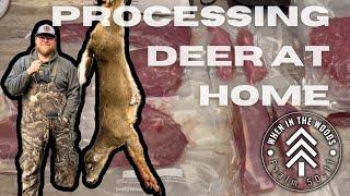 How to process a deer at home | EASY DIY Venison Butchering