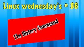 Linux Wednesday #86 Terminal History