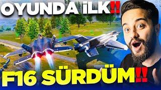 OHA! F16 SAVAŞ UÇAĞI OYUNA GELDİ! SÜRÜP HERYERİ BOMBALADIM! (EFSANE) PUBG Mobile