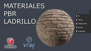 PBR MATERIAL - BRICK - SKETCHUP / VRAY 5