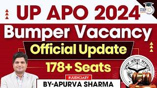 UP-APO Exam 2024 | Bumper Vacancy | Total Seats 178+ | Official Update | Expected in July