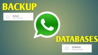 WhatsApp backup Vs and Whatsapp databases | whatsapp tricks