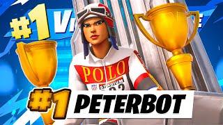 1ST PLACE SOLO CASH CUP (25 Kill Win) | Peterbot