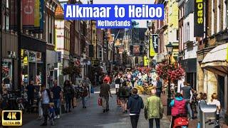 E-bike Tour : Alkmaar to Heiloo, Netherlands | Winter Cycling 2025