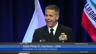 WEST 2020: 3 March 2020 Luncheon Keynote with ADM Philip S. Davidson, USN