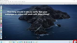 Testing Webpages or Videos viewed within iEverything using Vmware,  a MacOS and an Xcode Simulator.