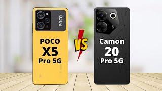 Tecno Camon 20 Pro 5G vs Poco X5 Pro
