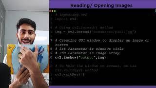 1)  How to Read/ Open Images in OpenCV in 4 min| Complete OpenCV Tutorial in Python