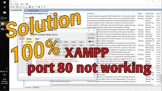 Solve Port 80 and port 443 errors in XAMPP server || Error : Apache shutdown unexpectedly