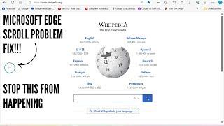 How to fix Microsoft Edge scroll problems | Technology Made Easy | Irfan Nasir