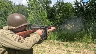 Thompson M1A1 in slow motion - 200fps