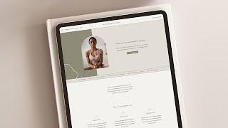 Squarespace website for Health and Wellness Practitioners