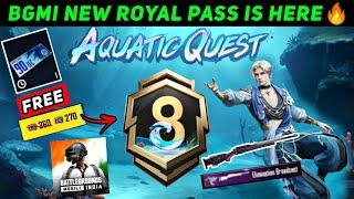 BGMI NEW ROYALE PASS | A8 ROYAL PASS 1 TO 100 RP REWARDS | A8 60 UC VOUCHER KAISE LE | A8 BONUS PASS