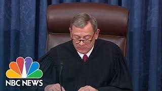 Senators Find Trump ‘Not Guilty’ Of Abuse Of Power Impeachment Article | NBC News