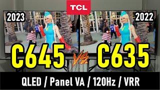 TCL C645 vs C635: QLED Smart TVs 4K / ¿Tienen HDMI 2.1? 120Hz 1440p VRR Freesync Dolby Vision