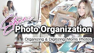 Extreme Photo Organization. Organizing and Digitizing Old Photos. Organize with Photomyne.