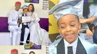 REGINA DANIELS FIRST SON MOON GRADUATES FROM KINDERGARTEN IN ABSOLUTE STYLE /BILLIONARES SON