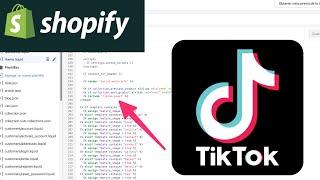 Shopify Cómo poner el PIXEL de TIKTOK