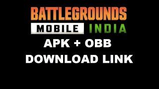 BGMI Apk + OBB Download Link - Battlegrounds Mobile India PUBG