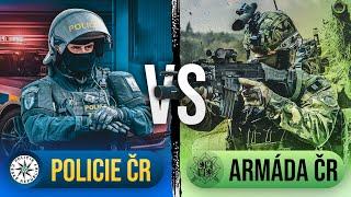 POLICIE ČR vs ARMÁDA ČR | Kdo má lepší techniku a více peněz? (SROVNÁNÍ)