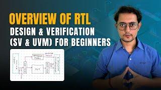 Overview of RTL Design & Verification for Beginners | Verilog, TB, System Verilog & UVM Architecture