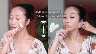 Daily Jade Roller & Gua Sha follow along tutorial