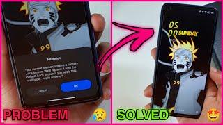 Finally Solved 100%   | Lock Screen Wallpaper Not Changing on Custom Theme in Xiaomi | NixAndrow