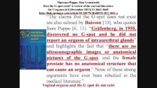 G-spot does not exist: It was invented by Beverly Whipple et al. 1981-Int Urogynecol Journal Dec2012