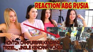 REAKSI WANITA CANTIK RUSIA!! NONTON JINGLE KENCANA WUNGU