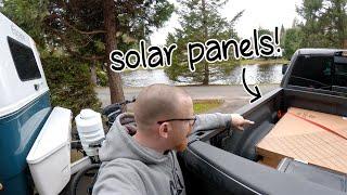 Our Solar Panels Have Arrived! Quick Update | FULL TIME RV LIVING