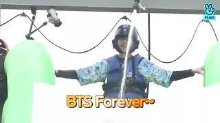 BTS Run ep 84 Taehyung's jump "BTS Forever"! 