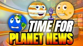 Planets for Kids | Planet News! | Solar System Learning | Space Video for Kids