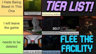 RANKING EVERY MAP ON FLEE THE FACILITY (TIER LIST)