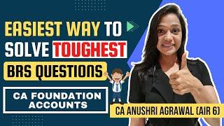 Easiest way to solve BRS questions by Anushri Maa'm
