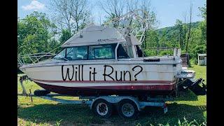 Vintage boat with seized engine. Will it run?