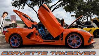 So Many CRAZY Corvettes!! Vette Syndicate's Corvette Takeover