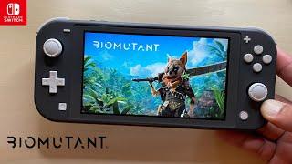 Biomutant Nintendo Switch Lite Gameplay
