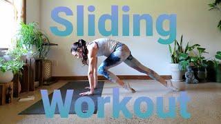 Intense Ab & Shoulders Sock Sliding Workout