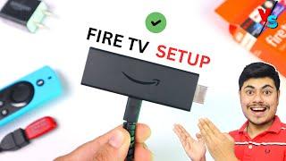 Complete Setup Of Fire Tv Stick || How To Use Fire Tv Stick In 2023 || Fire Tv Connect In Led Tv