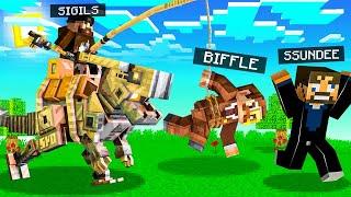 Building CUSTOM Battle Bots in Minecraft!