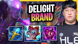 DELIGHT IS INSANE WITH BRAND SUPPORT! | HLE Delight Plays Brand Support vs Alistar!  Season 2024