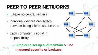 Client Server and Peer to Peer Networks