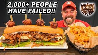 B-52's "Mother Of All Burgers" Juicy Lucy Cheeseburger Challenge Near Minneapolis!!