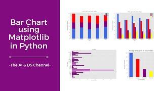 Bar Chart | Bar Graph using python | Bar chart tutorial