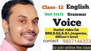 unit-11 Voice class 12 English