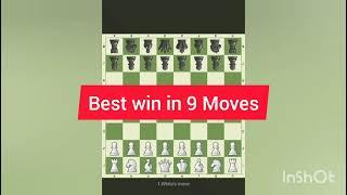 Checkmate in 9 Moves || Nimzo - Larsen  Trap || chess traps