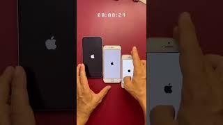 Boot Test iPhone 11 vs iPhone 7 vs iPhone se 2016 #shorts