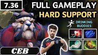 7.36 - Ceb TUSK Hard Support Gameplay 26 ASSISTS - Dota 2 Full Match Gameplay